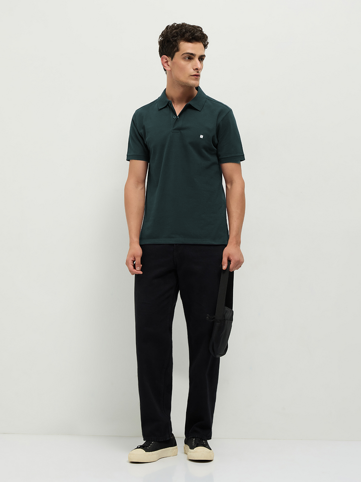 POLO T-SHIRTS TEAL BLUE