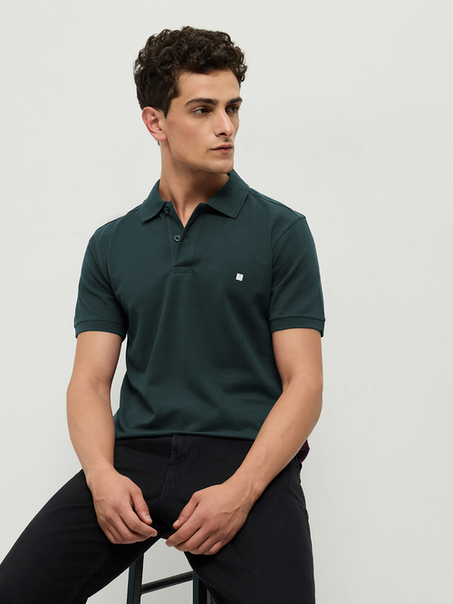 POLO T-SHIRTS TEAL BLUE