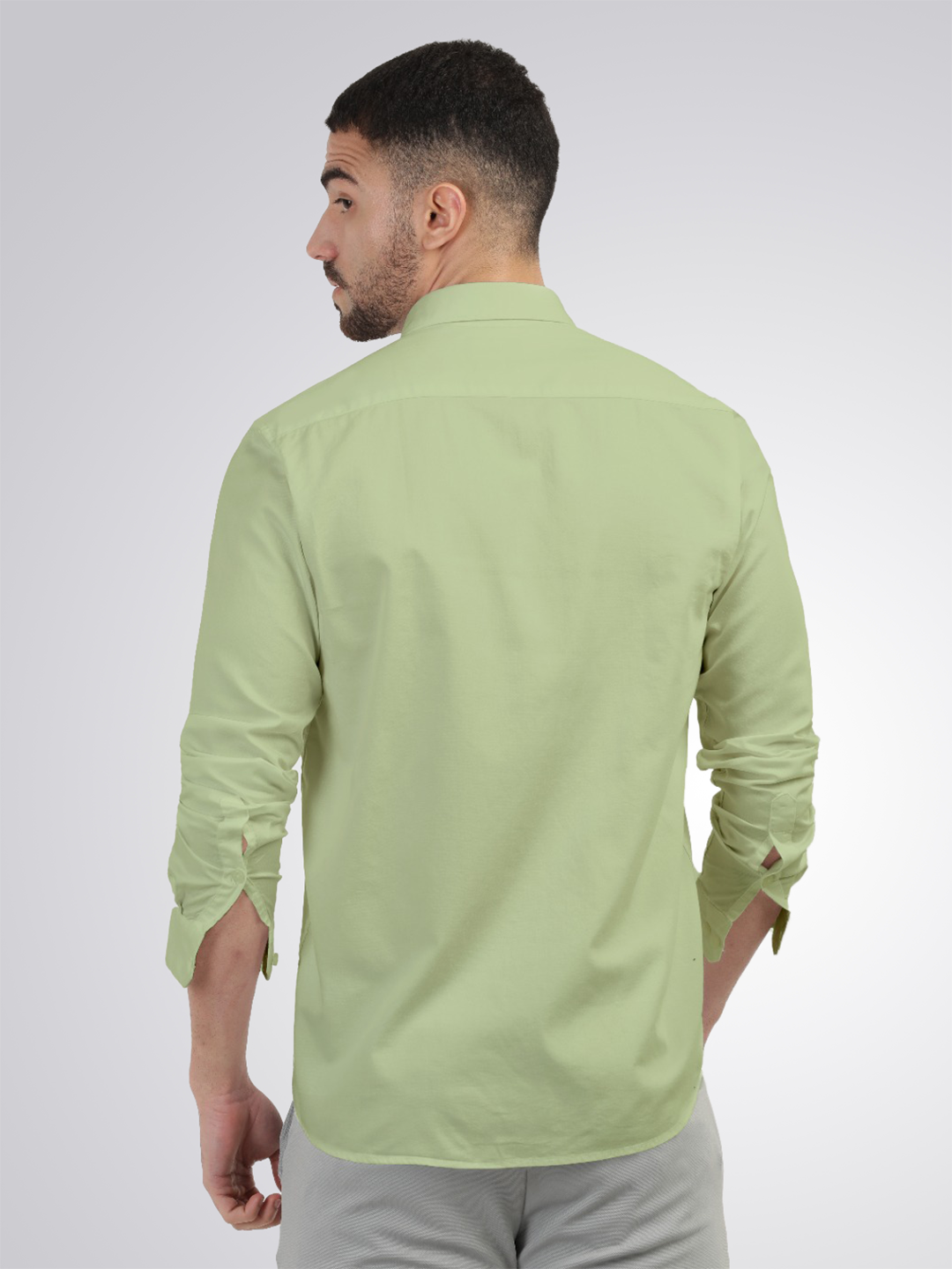 solid casual shirts