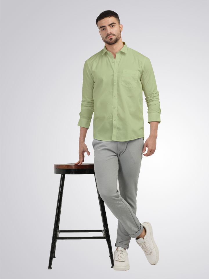 Sap Linen Blend Solid Shirt