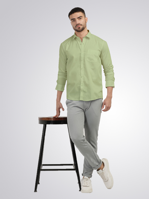 Sap Linen Blend Solid Shirt