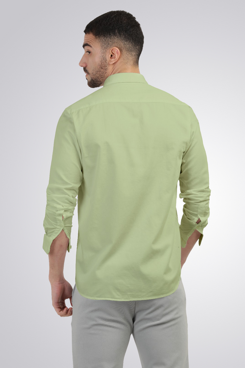 Sap Linen Blend Solid Shirt