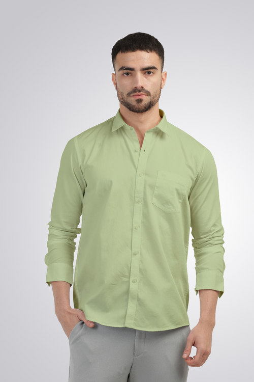 Sap Linen Blend Solid Shirt