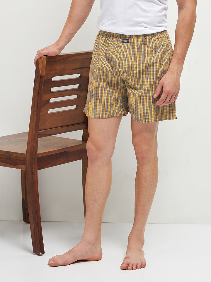 Men's  Boxer Checko MUSTARD YELLOW
