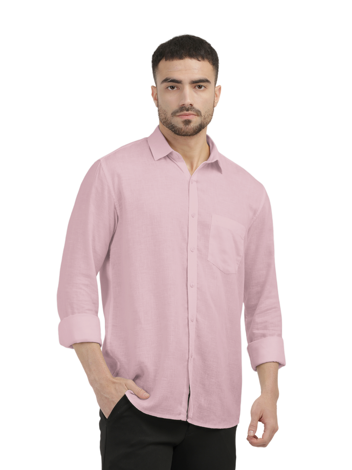 baby pink shirt
