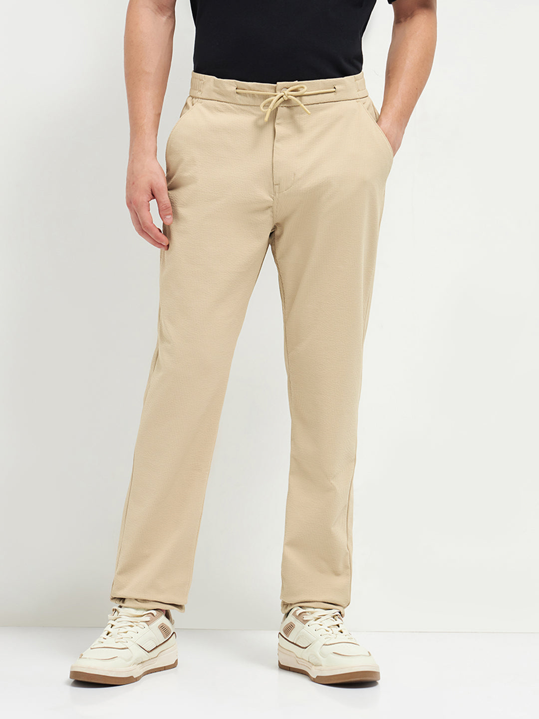 beige trousers mens