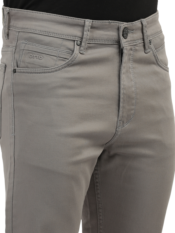 Light Grey Denim Core Trousers