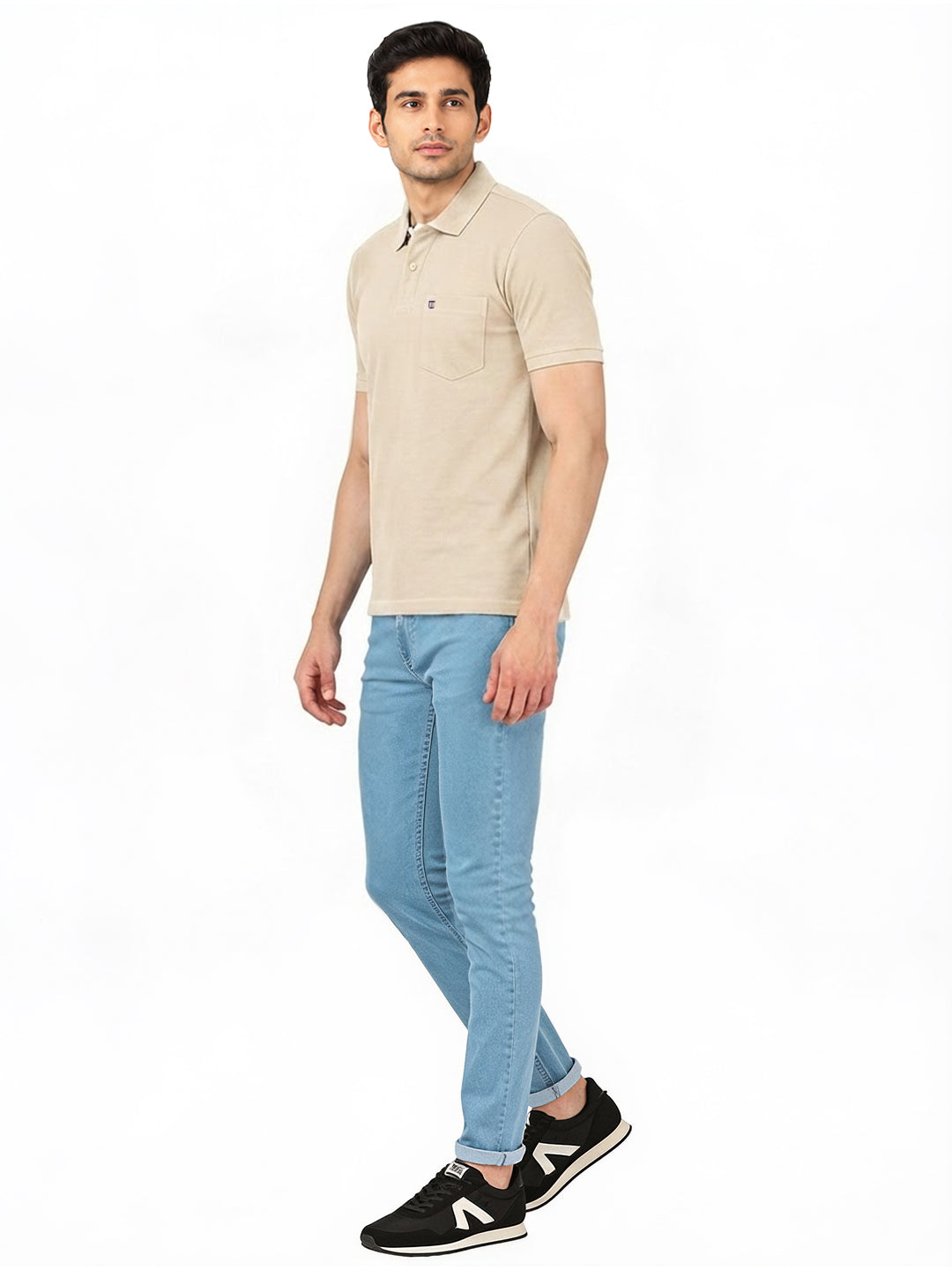 casual polo t shirt