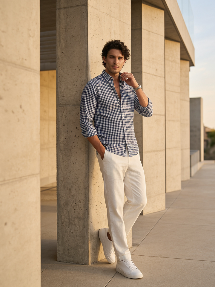 best checked casual shirt