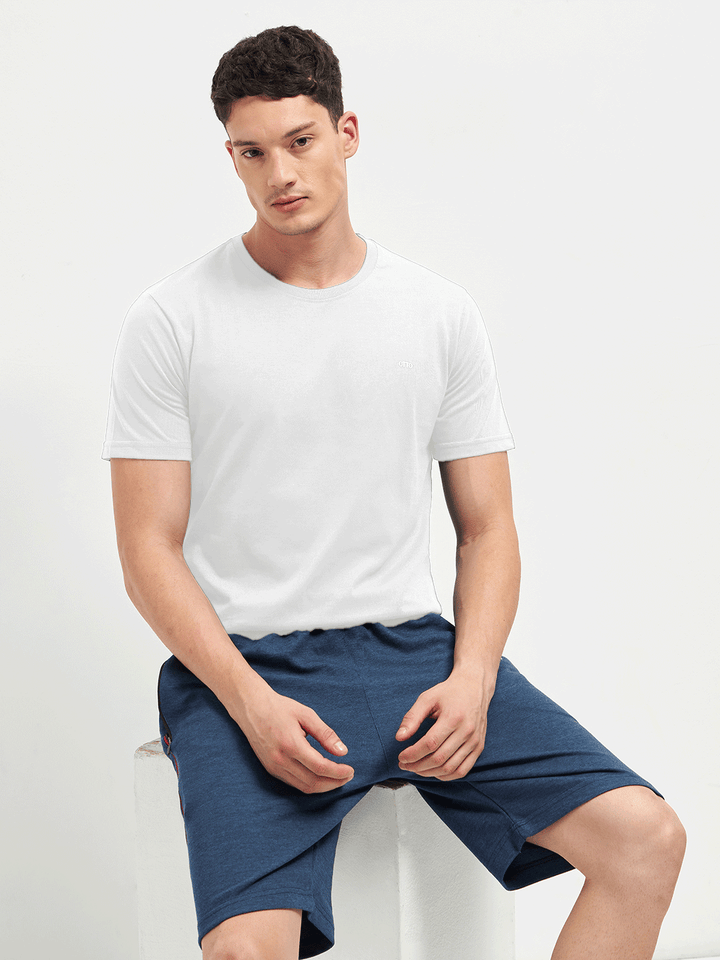 best men's white crew neck t shirts