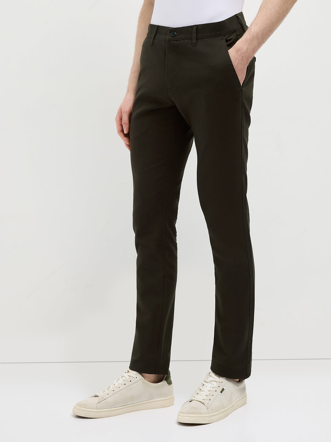 black casual trousers