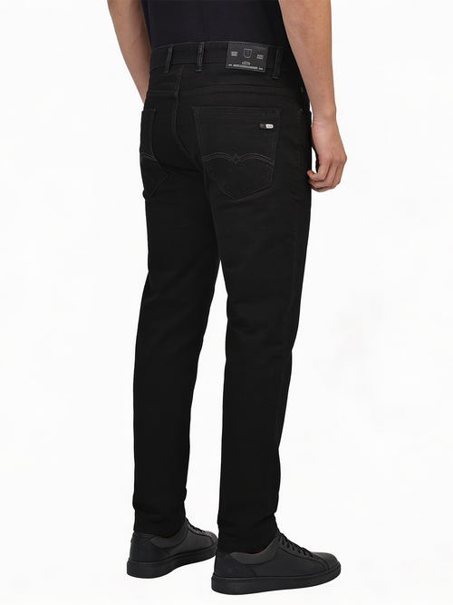 Charcoal Black Denim Trousers