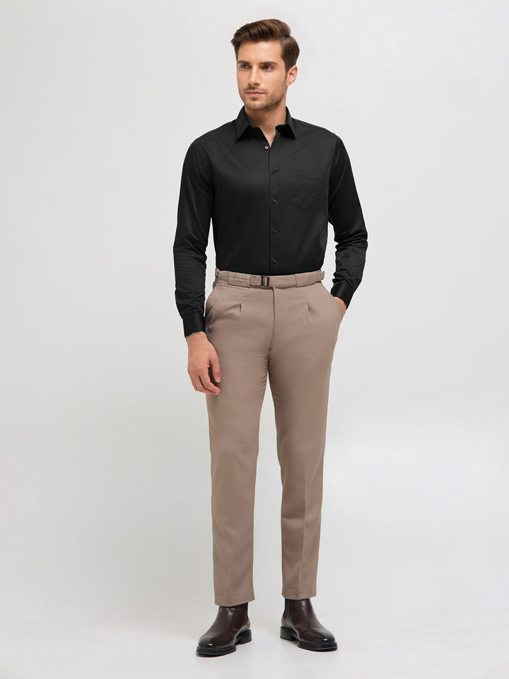 black formal shirt for men