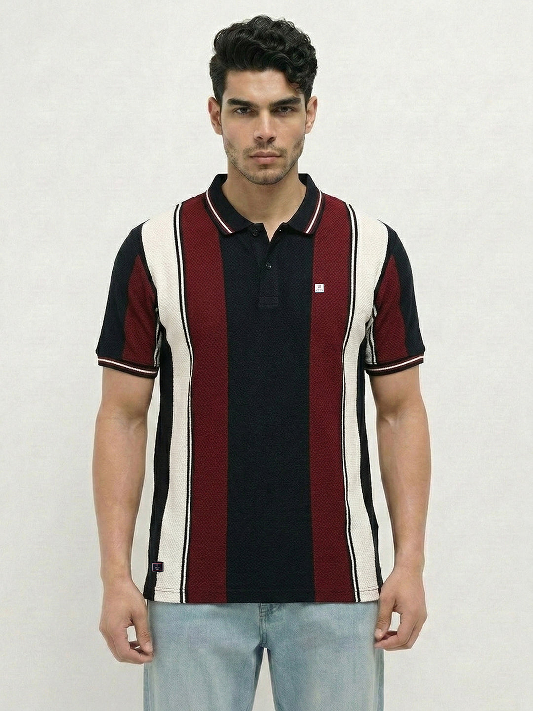 black polo t shirt