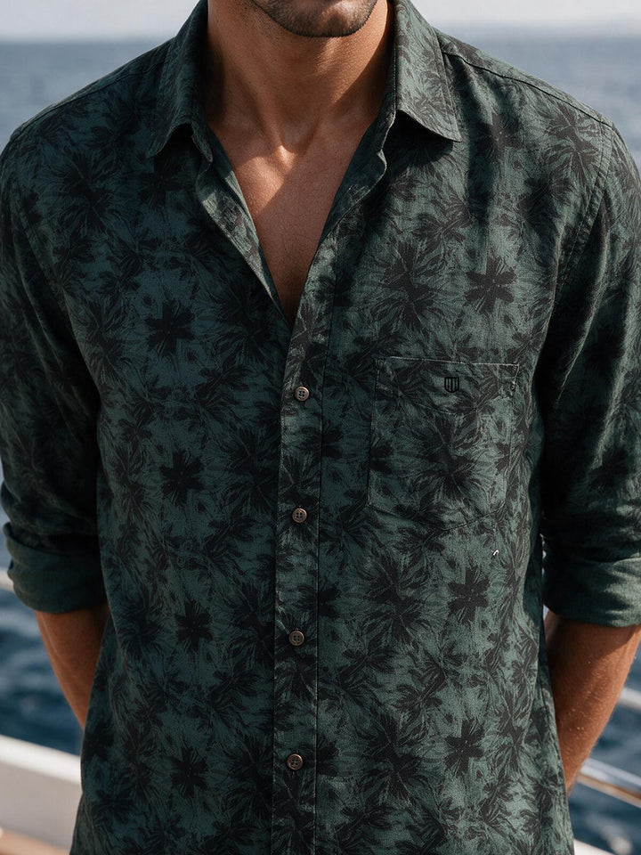 black casual shirt