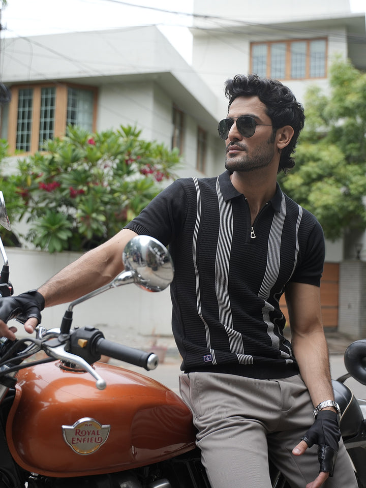 black t shirt men's fashion