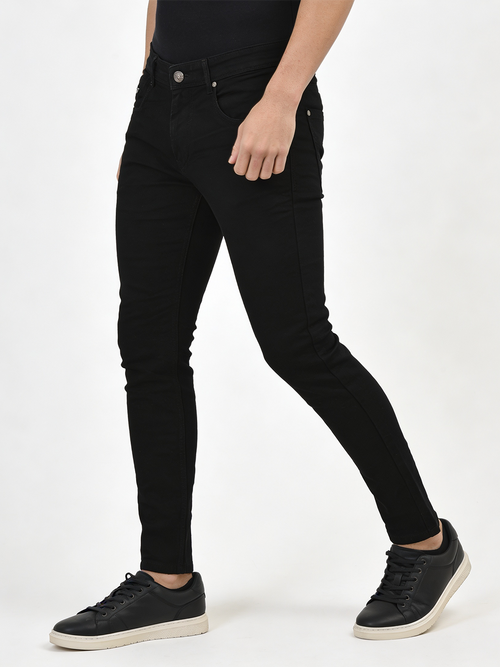 Midnight Black Denim Trousers