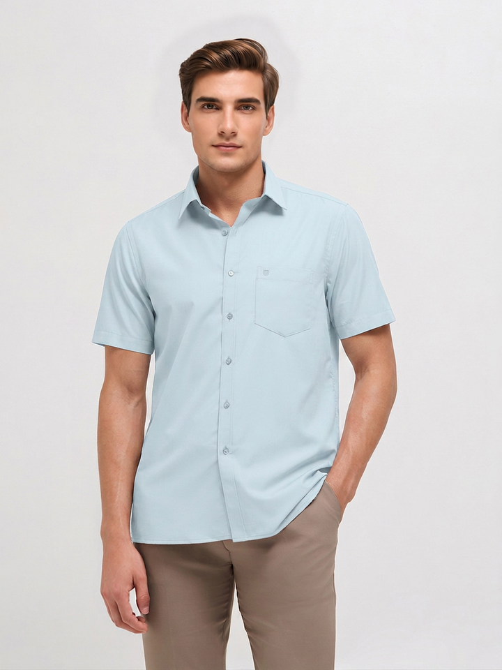 blue colour shirt