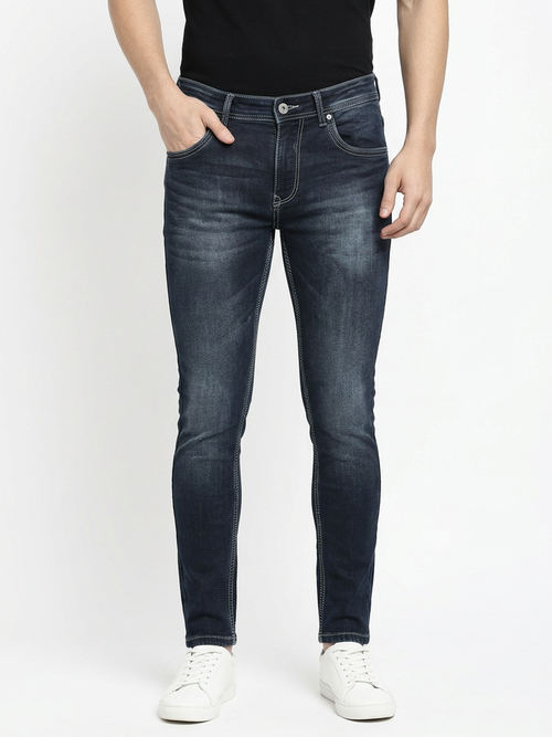 Dark Blue Denim Trousers