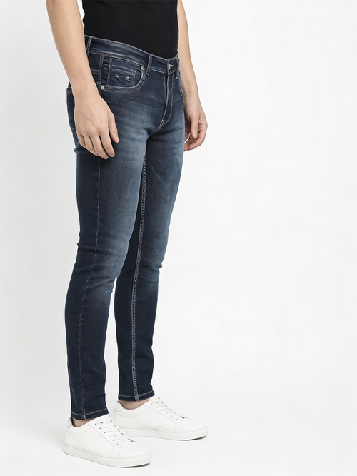 Dark Blue Denim Trousers