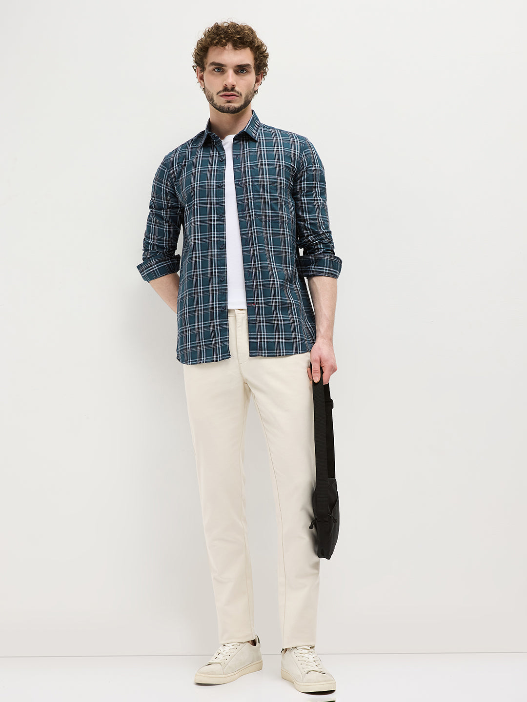 boys checked shirt