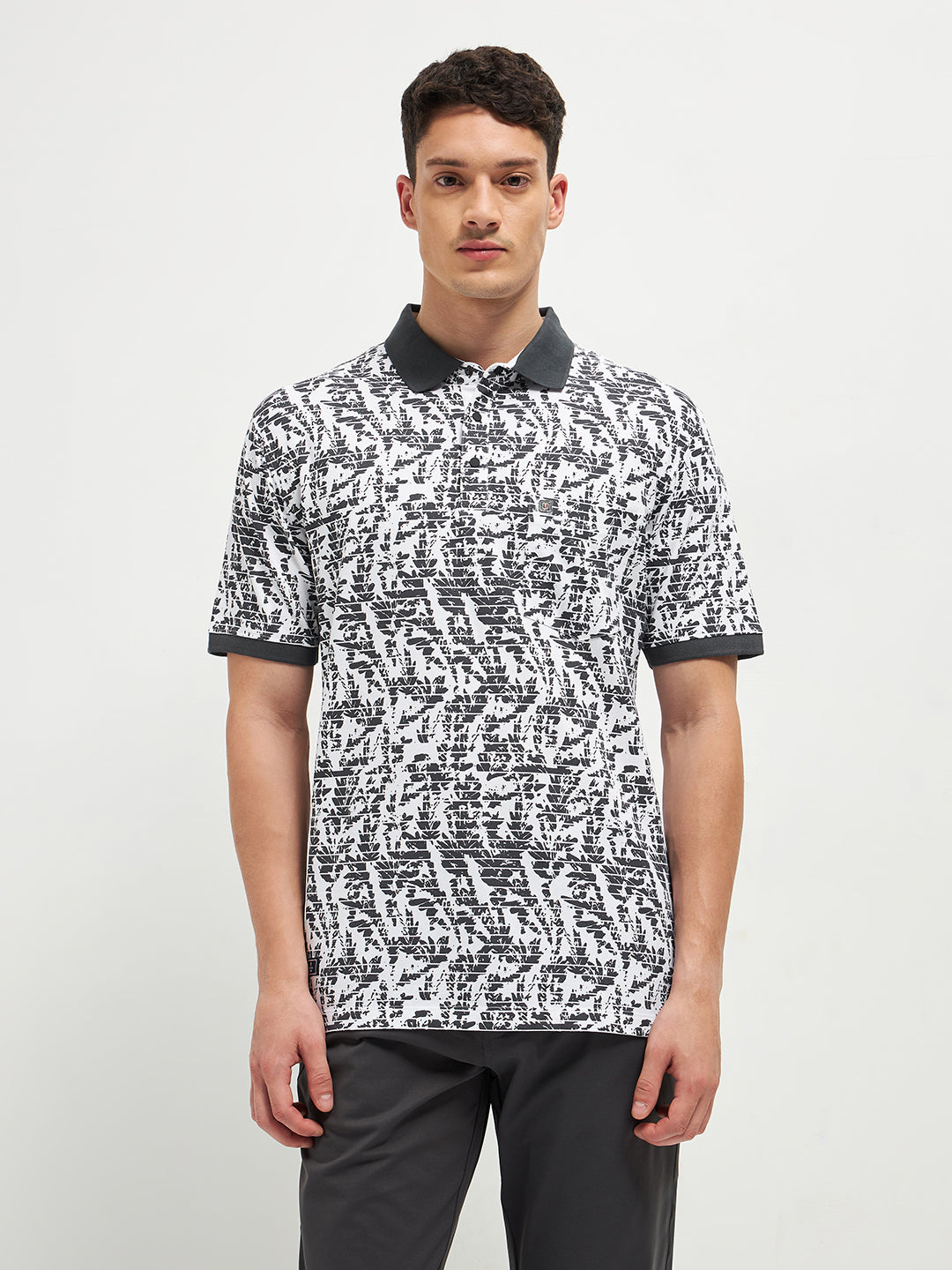 branded black t shirt