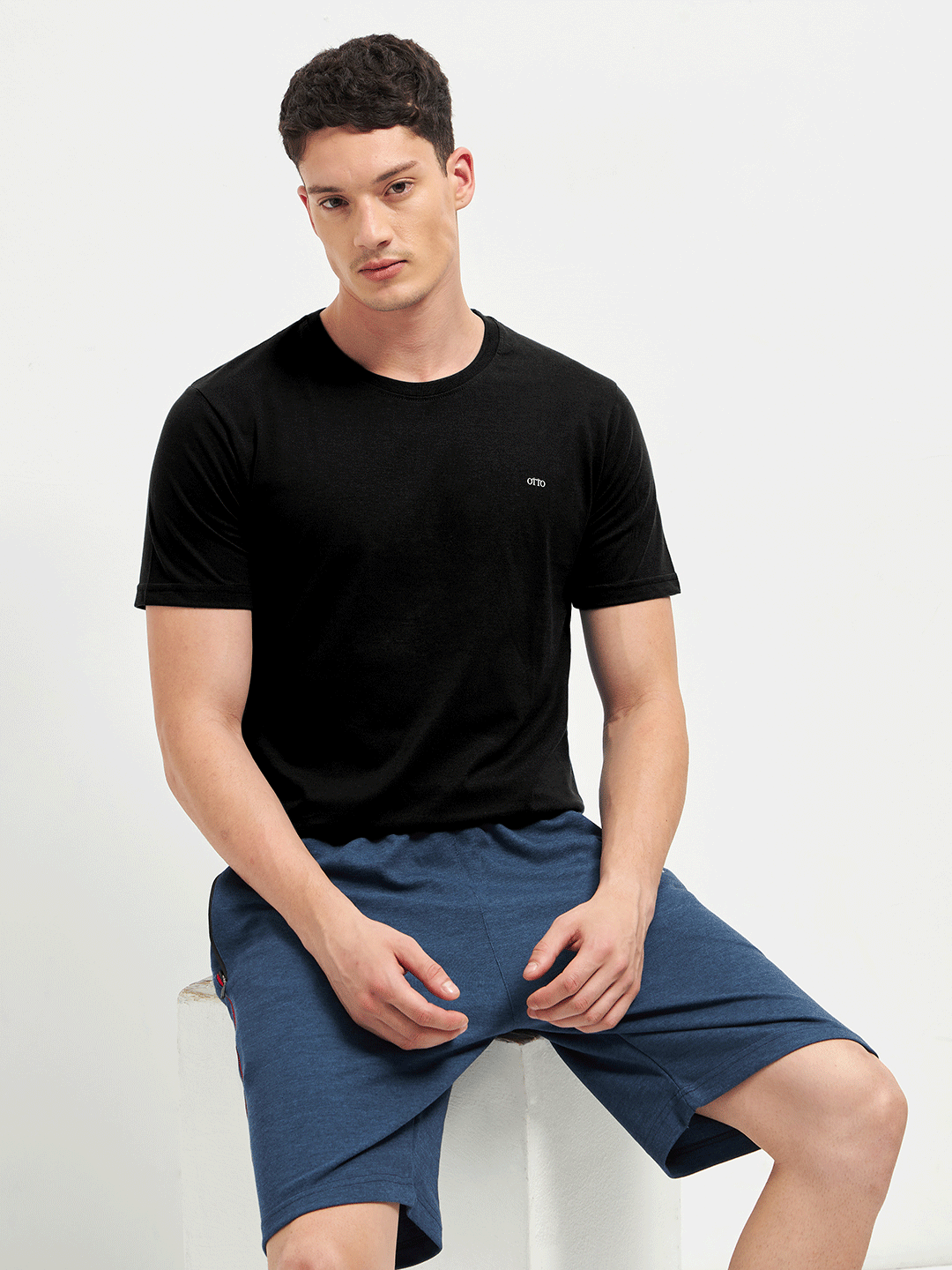 branded black t shirt
