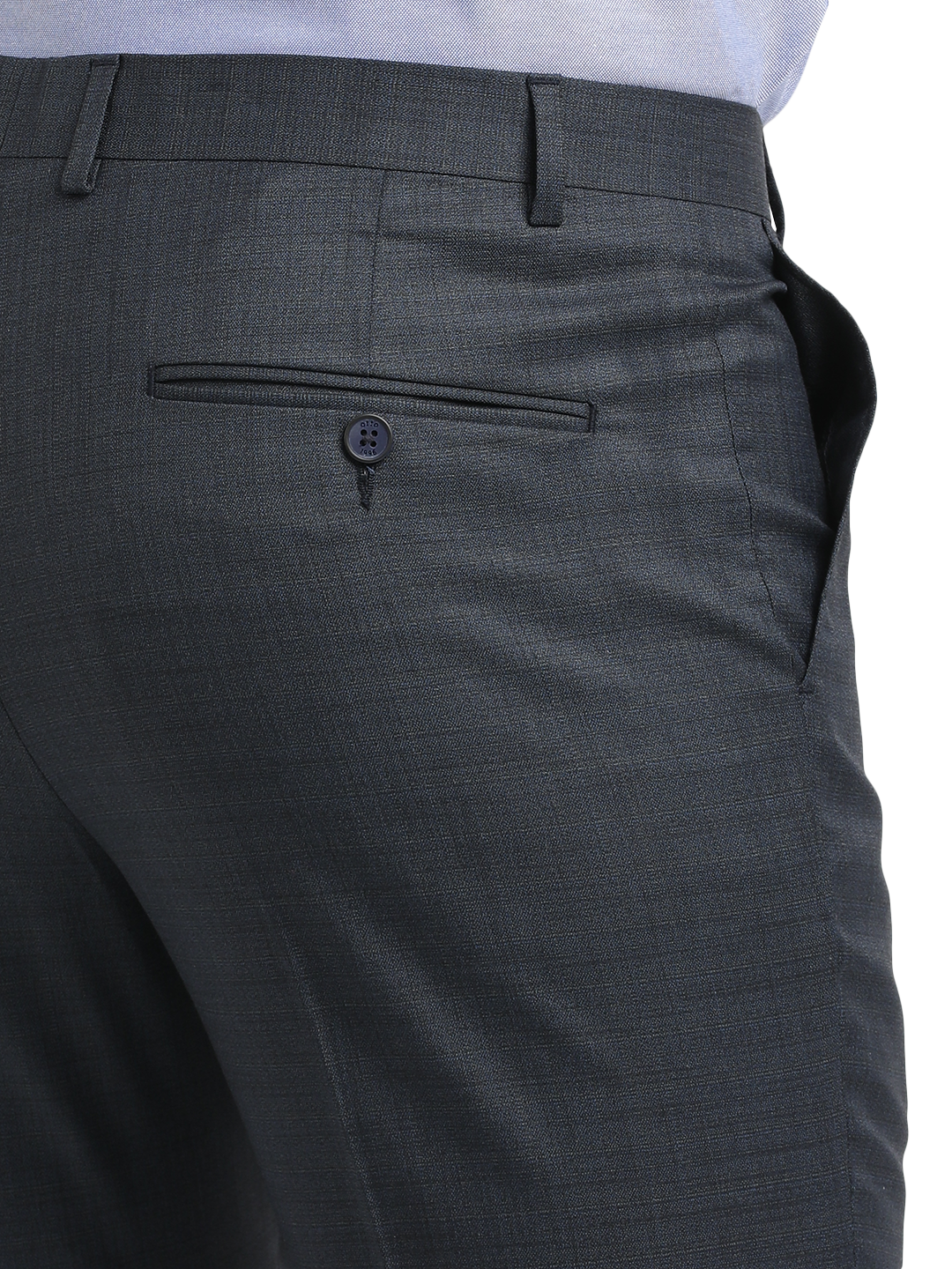 branded cotton trousers