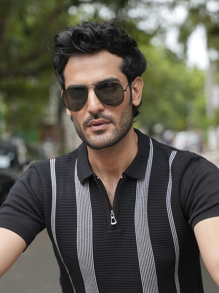 branded mens t shirt with collar