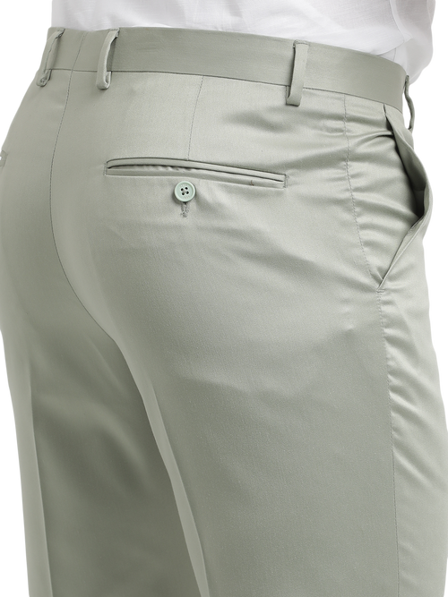 Pista Satin Cotton Formal Trousers