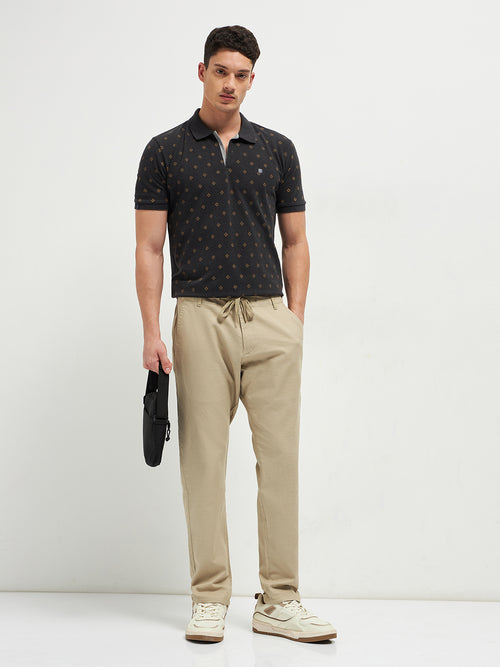 Khaki Casual Traveler Trouser