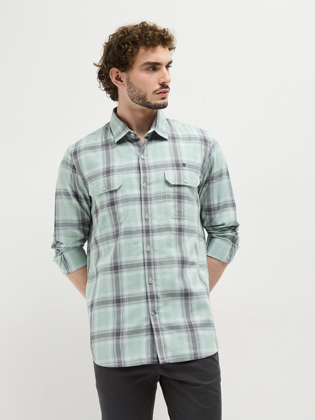 casual check shirt