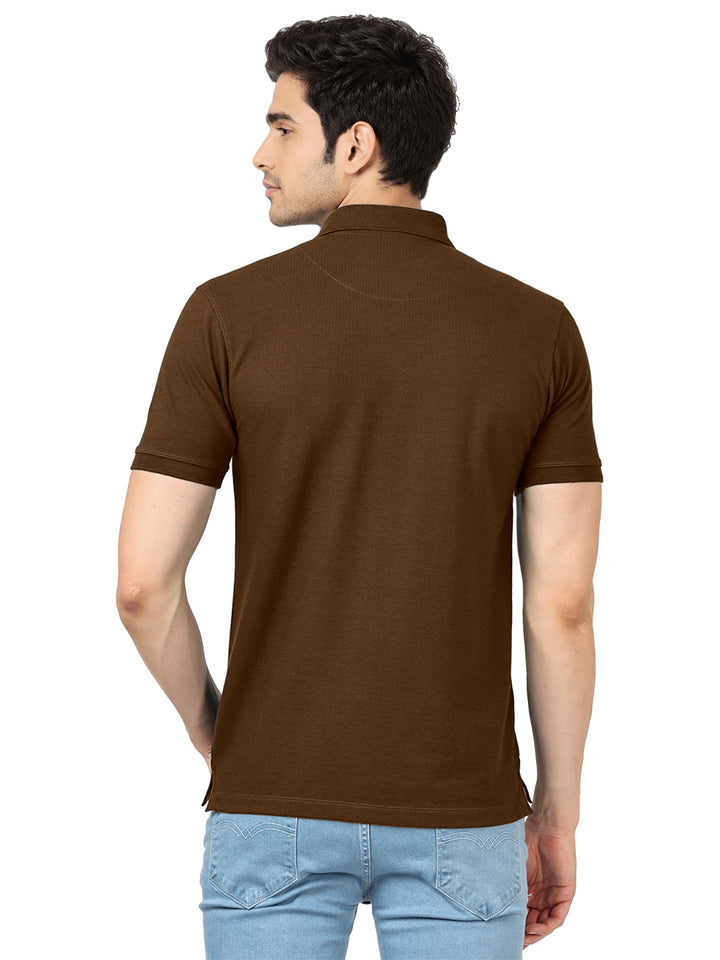 casual polo t shirt