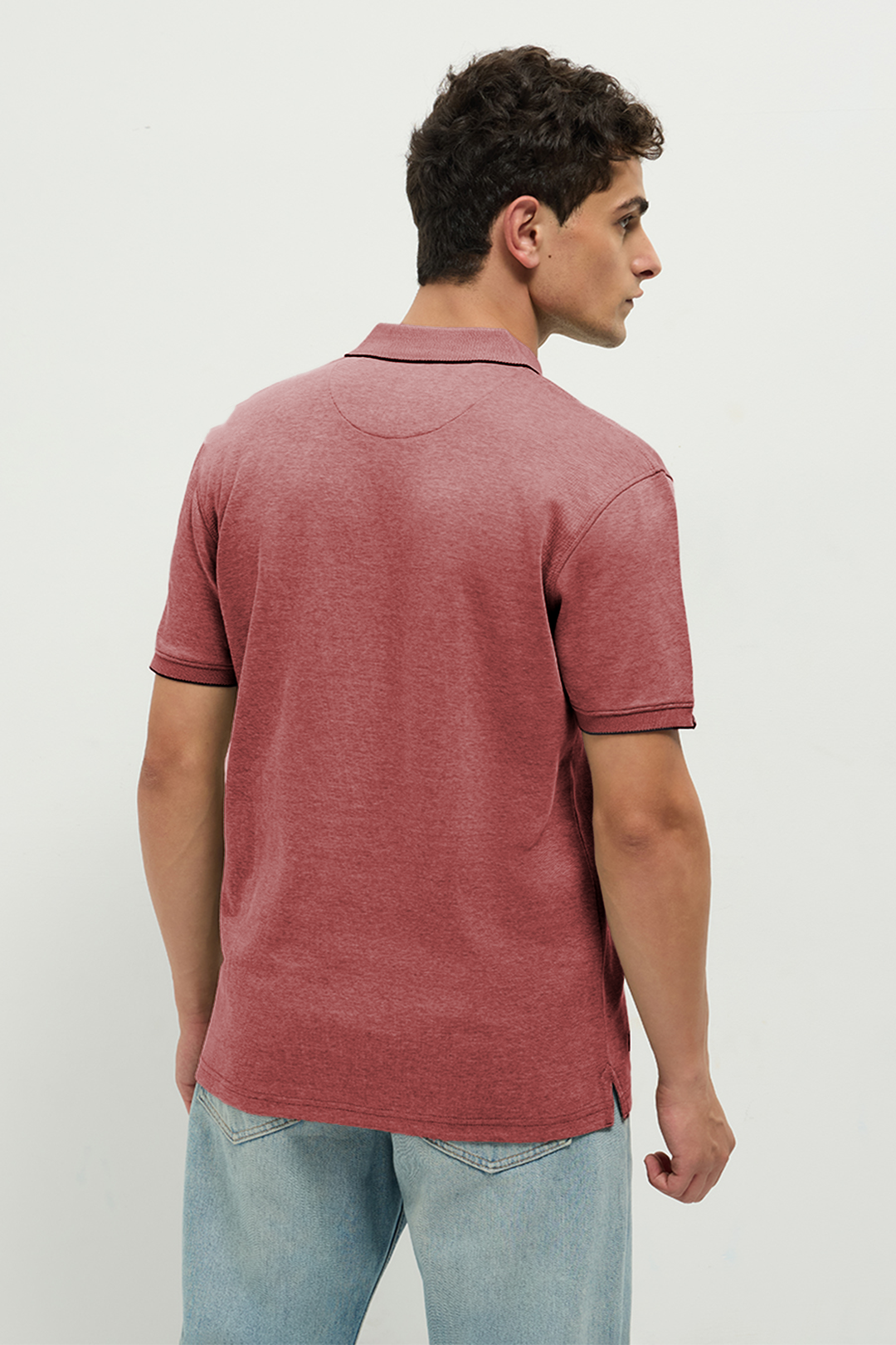 casual polo t shirt