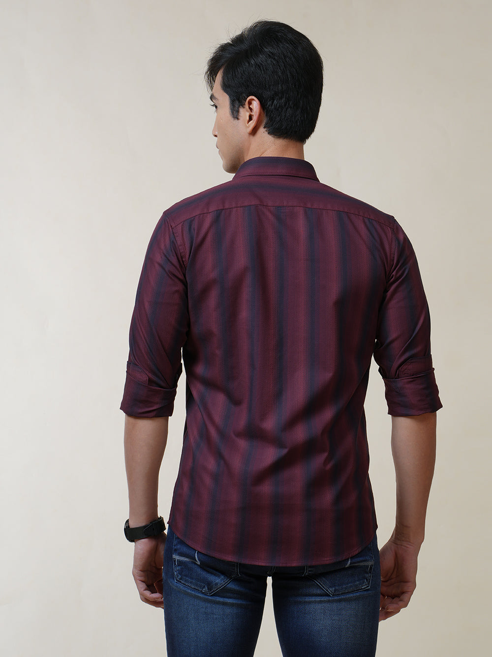 casual striped shirts for men