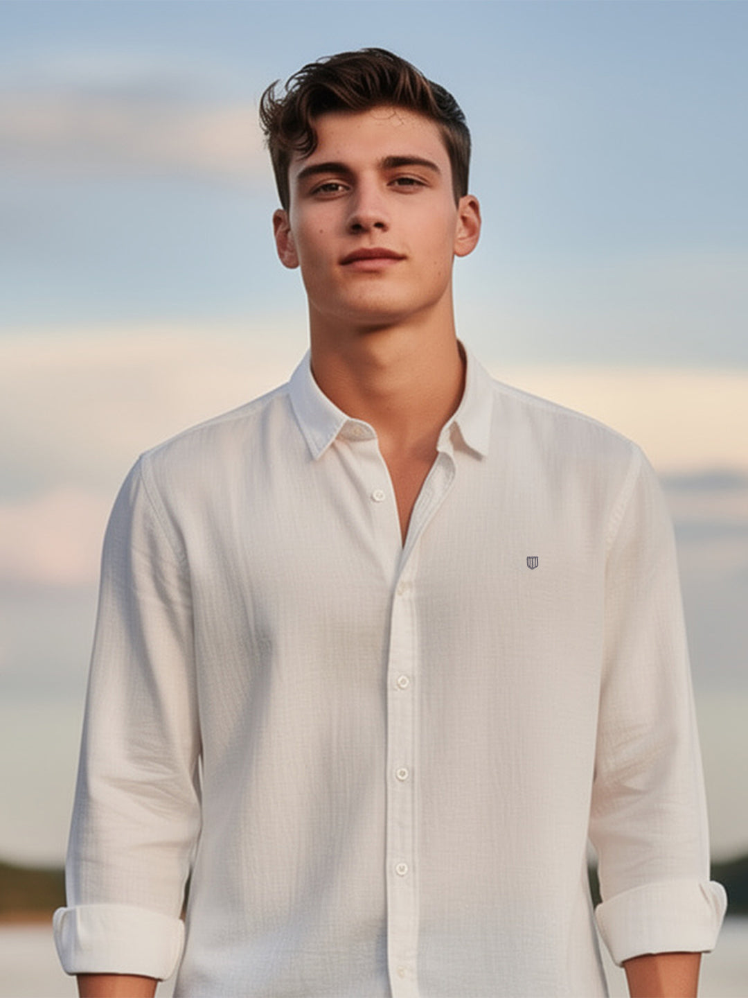 casual white shirt for womens