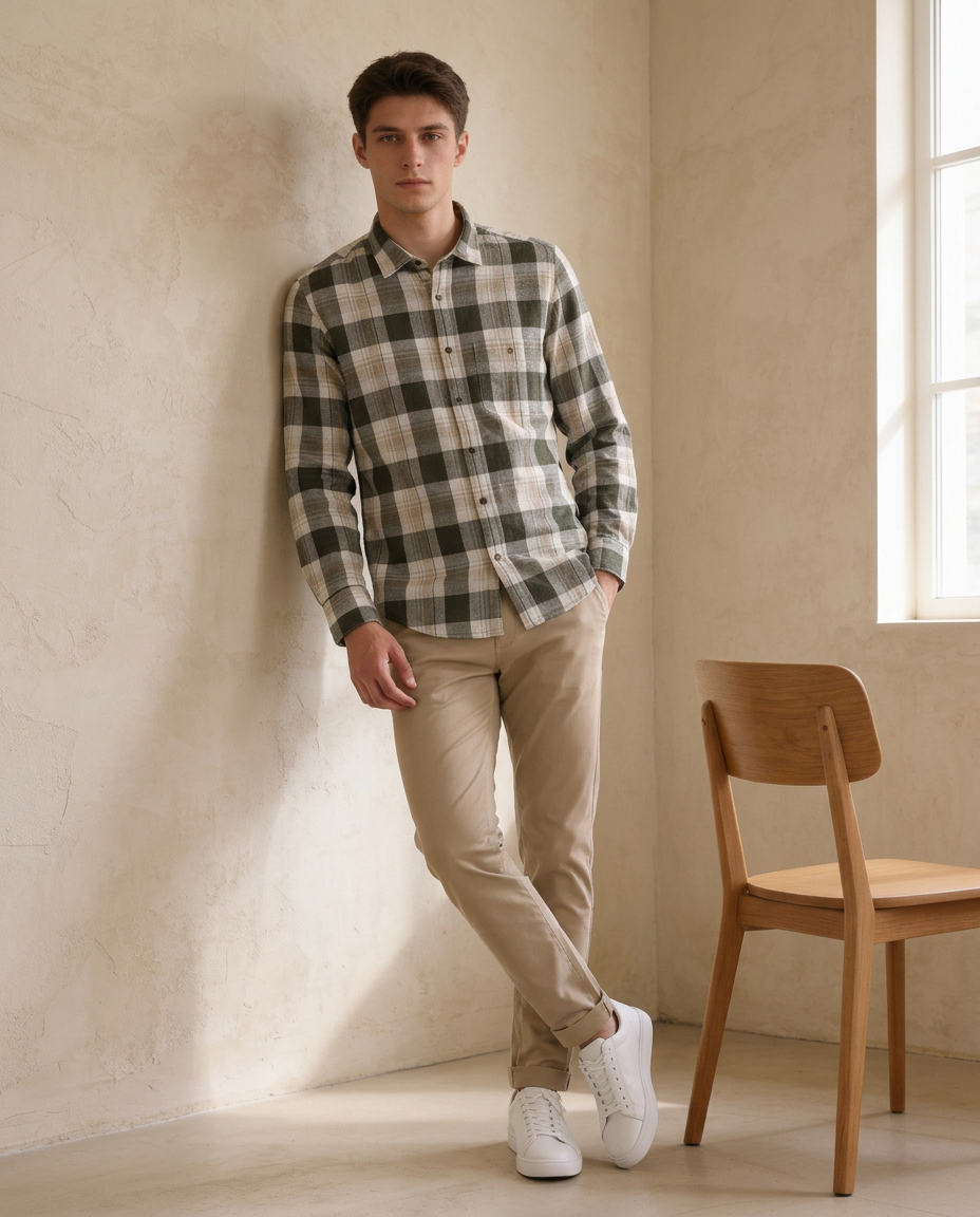 checked shirt for mens