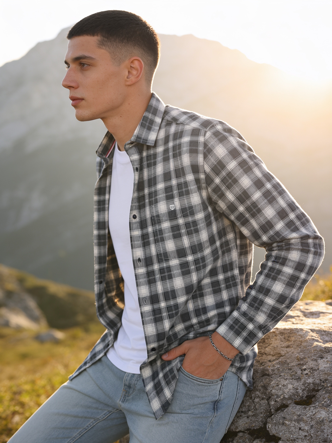 checked shirt mens