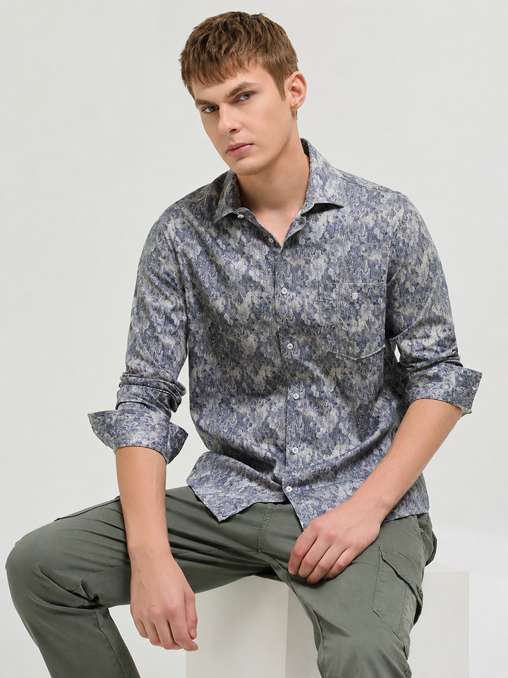 cloud grey shirt