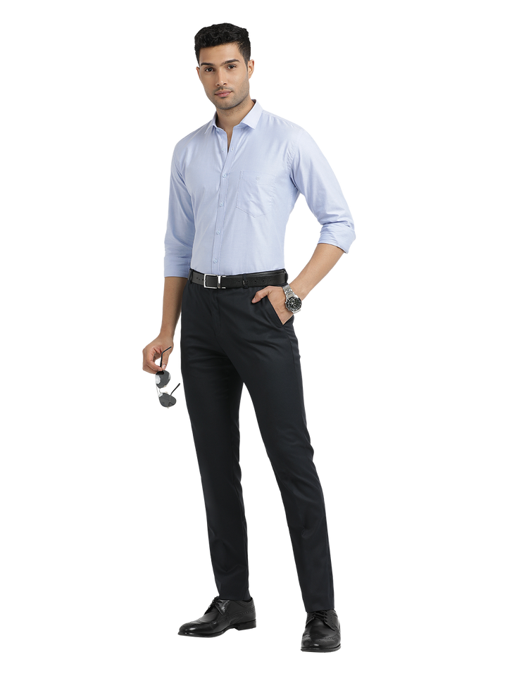 cotton formal trousers