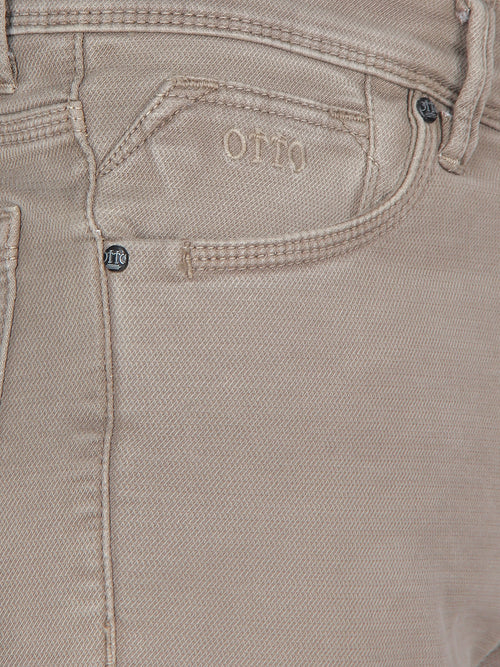 Mouse Denim Cotton Stretch Solid Trousers