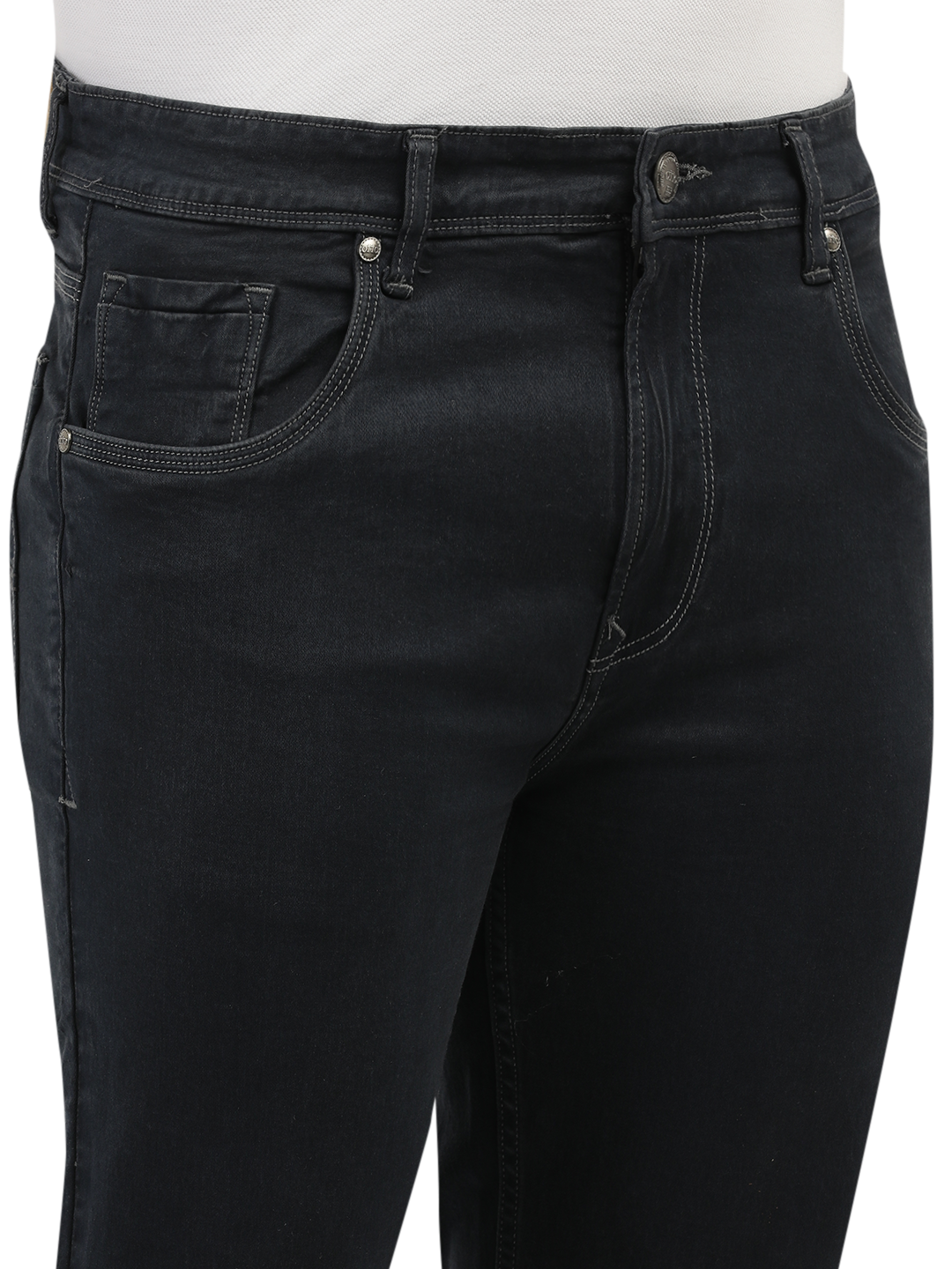 cotton regular fit trousers