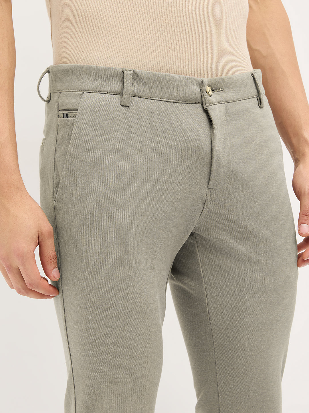 cotton stretchable pants for men