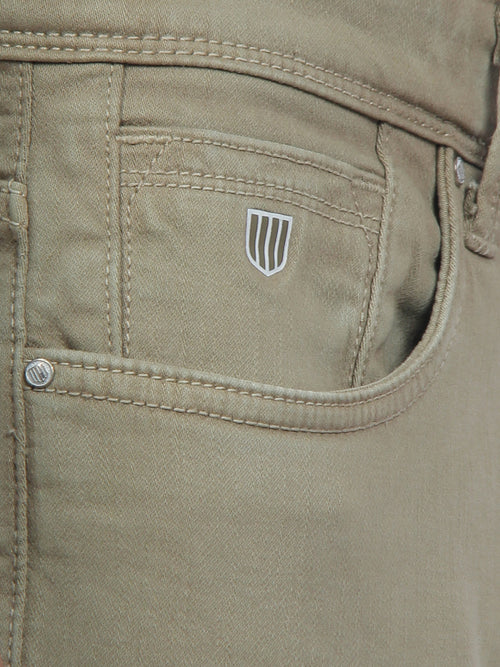 Pista Denim Cotton Stretch Solid Trousers