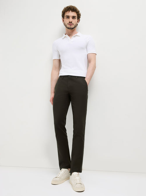 Black Casual Core Trousers