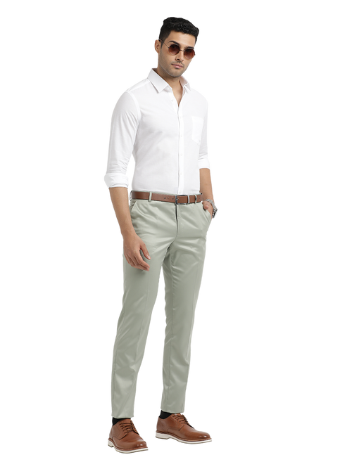 Pista Satin Cotton Formal Trousers