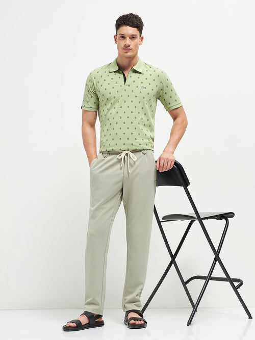 Beige Casual Traveler Trouser