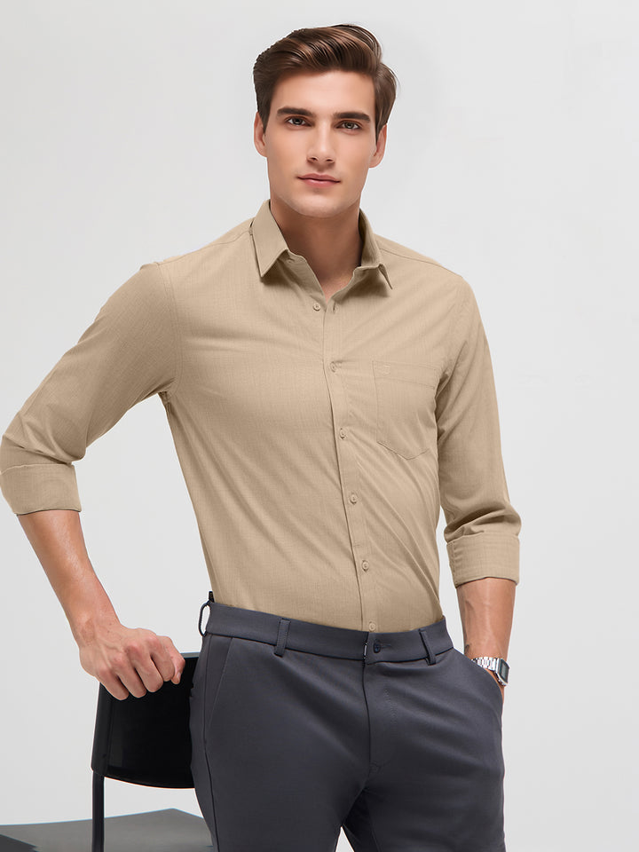 cream formal shirt