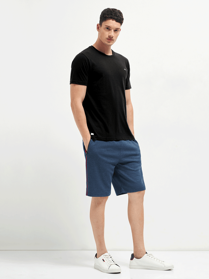crew neck black