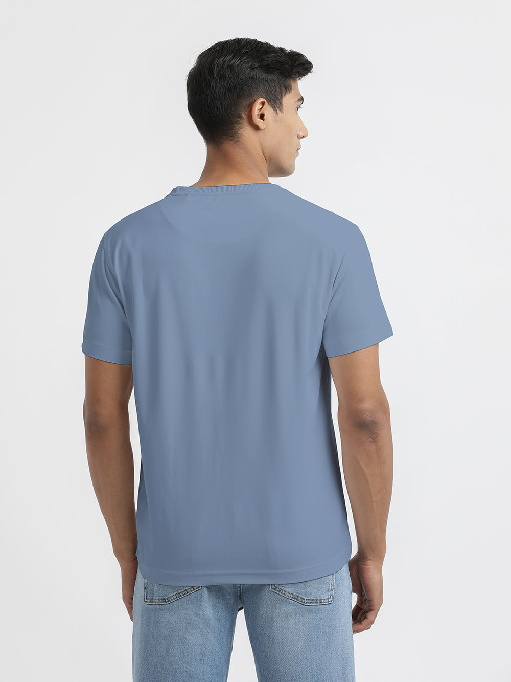 crew neck t shirt grey